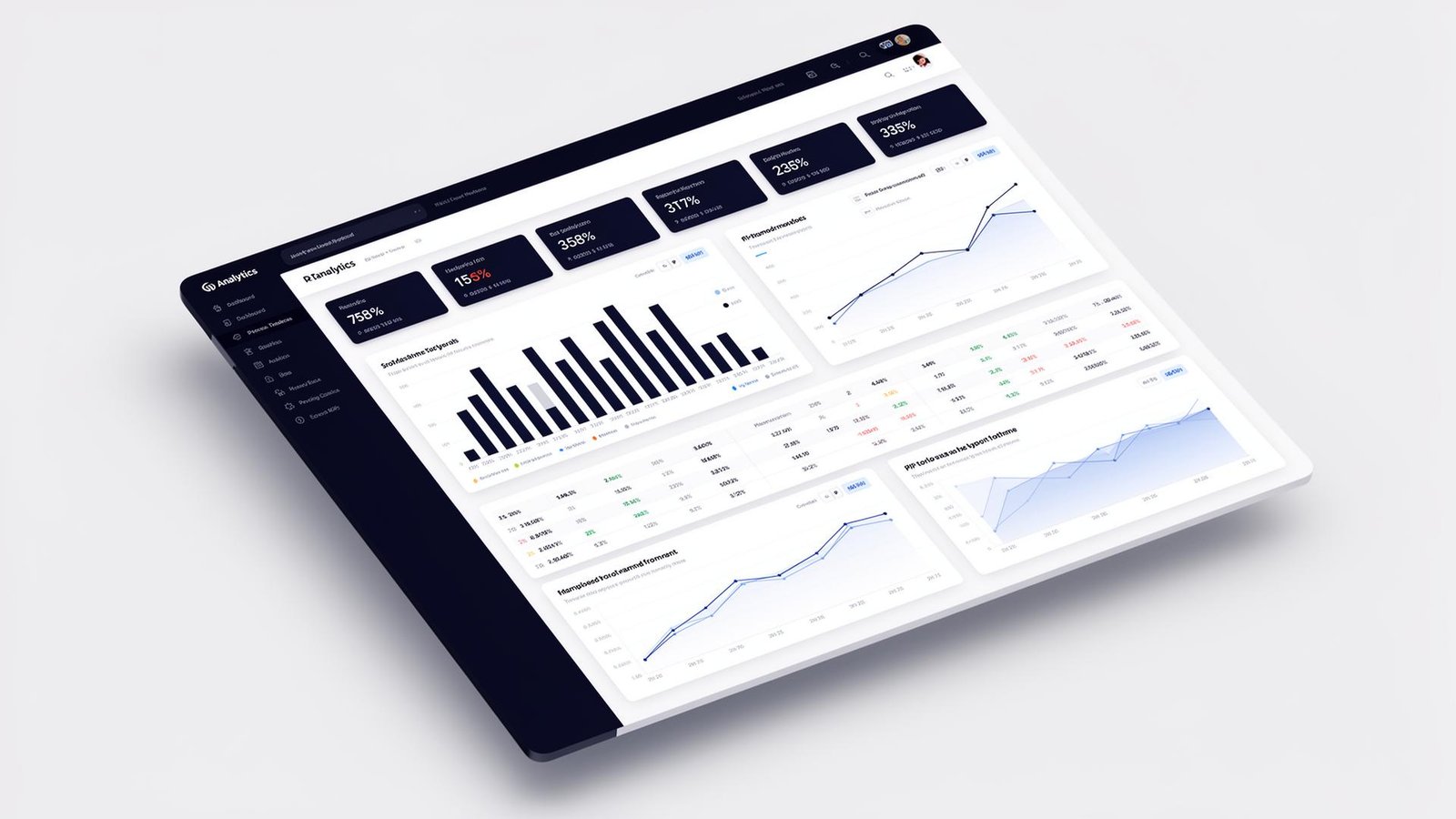 Metanex Smart Systems analytics dashboard preview
